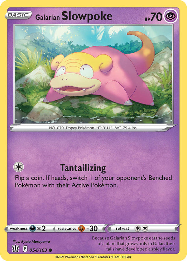 Battle Styles 054 Galarian Slowpoke