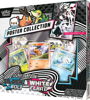 Pokemon SV Black Bolt White Flare Poster Collection (EN)