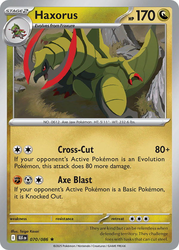 Black Bolt 070 Haxorus