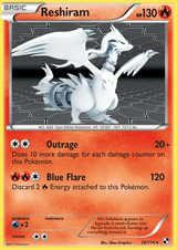 Black and White Base 026 Reshiram