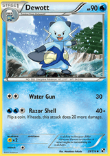 Black and White Base 029 Dewott