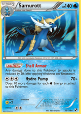 Black and White Base 032 Samurott