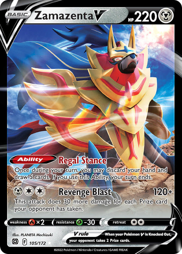 Brilliant Stars 105 Zamazenta V