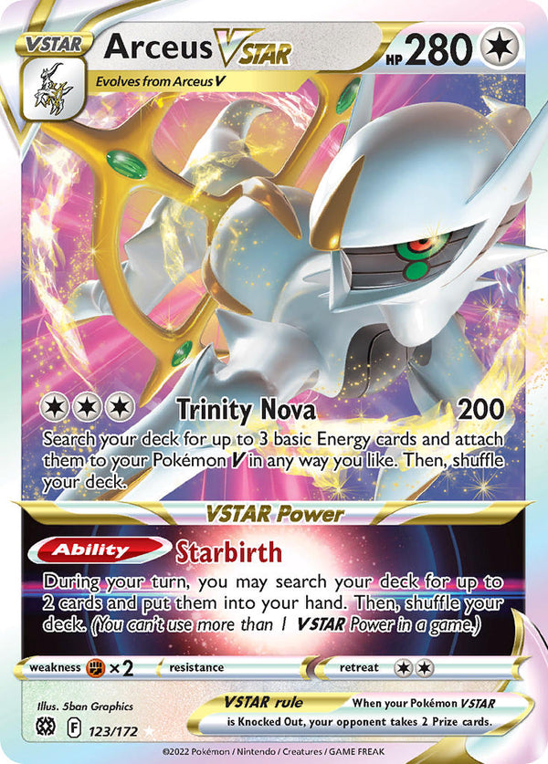 Brilliant Stars 123 Arceus VSTAR