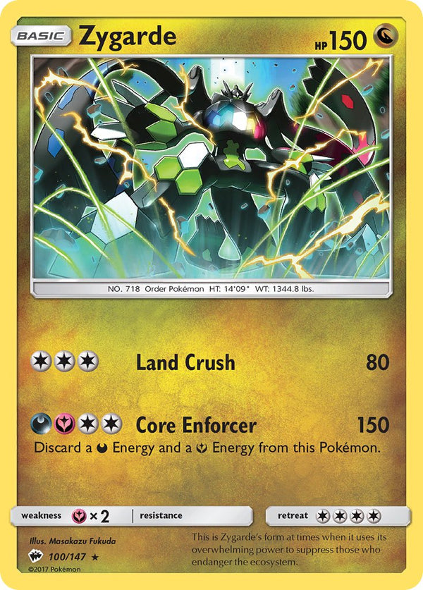 Burning Shadows 100 Zygarde