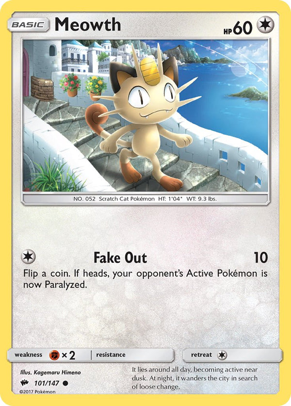 Burning Shadows 101 Meowth