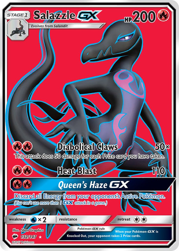 Burning Shadows 132 Salazzle-GX