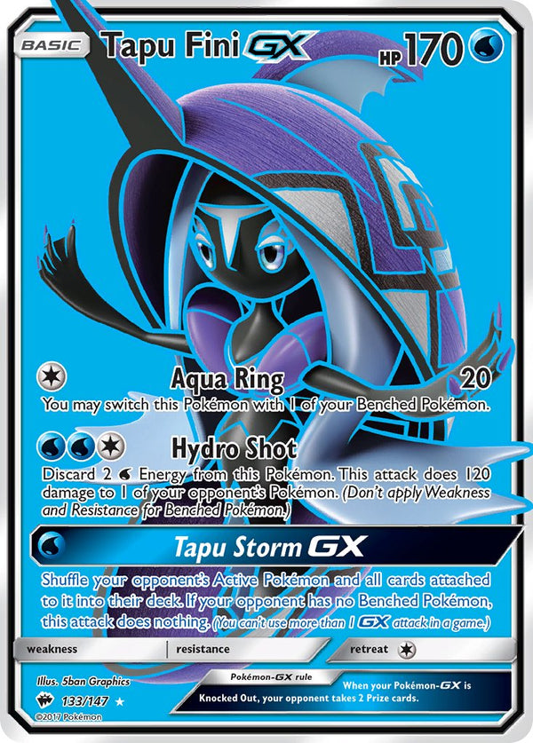 Burning Shadows 133 Tapu Fini-GX