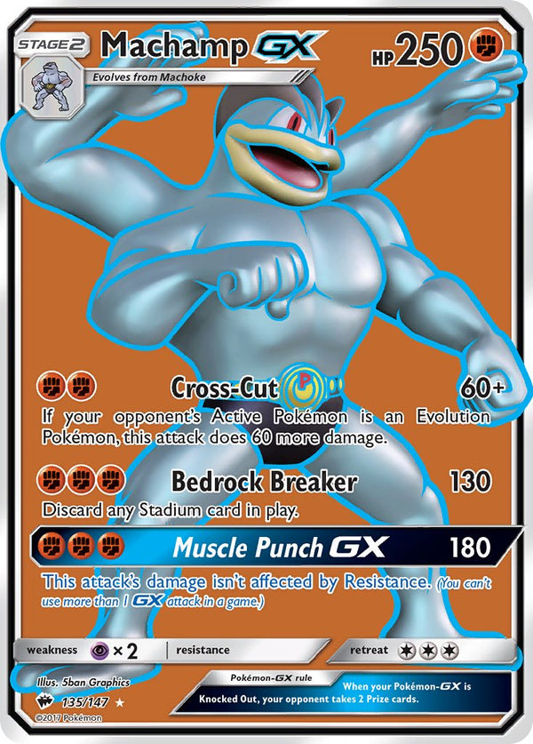 Burning Shadows 135 Machamp-GX