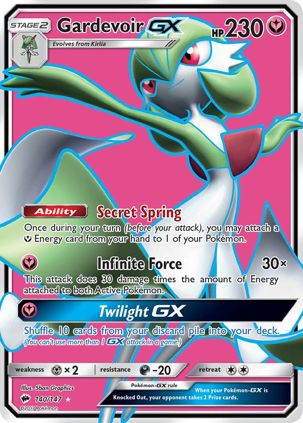 Burning Shadows 140 Gardevoir-GX