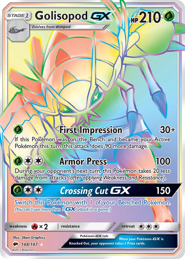 Burning Shadows 148 Golisopod-GX