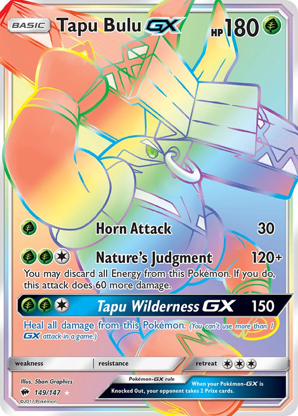 Burning Shadows 149 Tapu Bulu-GX