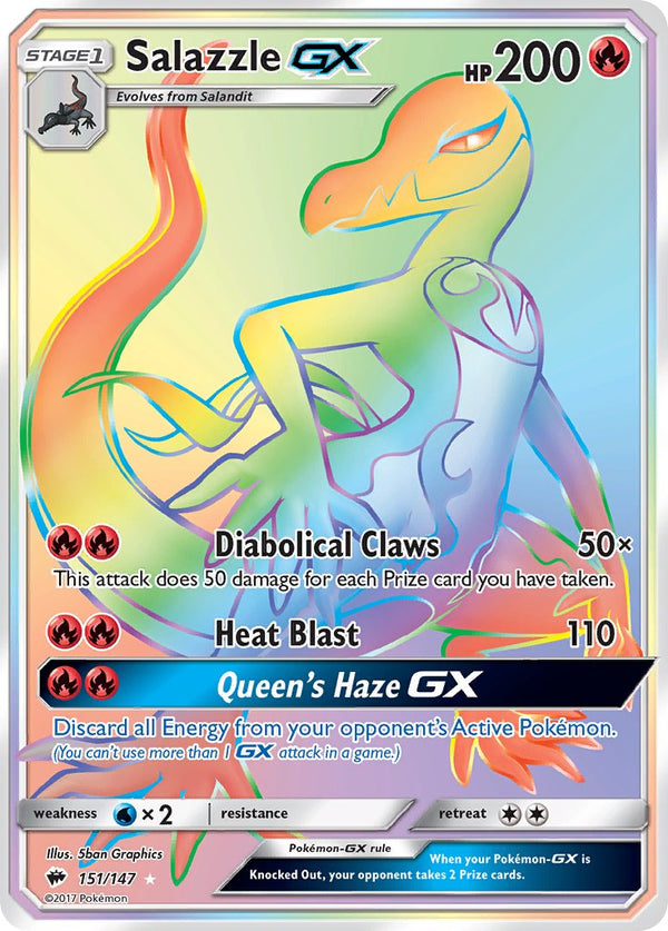 Burning Shadows 151 Salazzle-GX