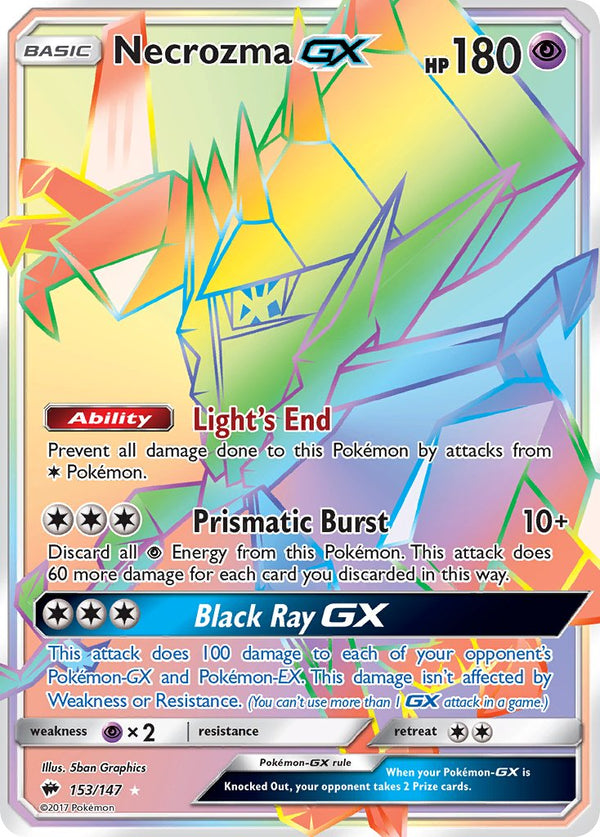 Burning Shadows 153 Necrozma-GX