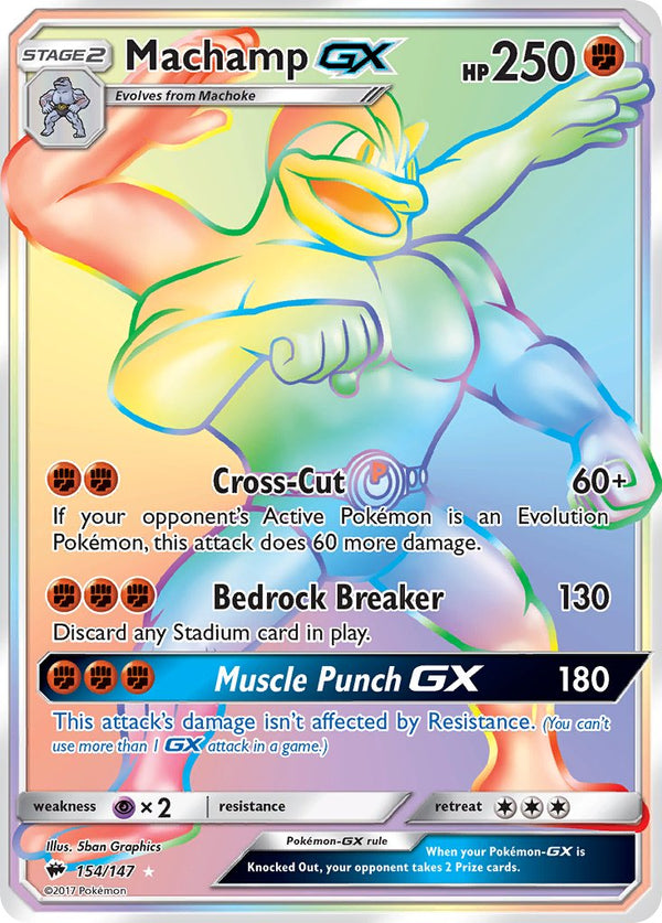 Burning Shadows 154 Machamp-GX