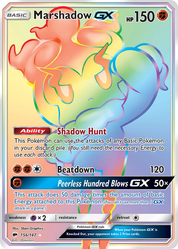 Burning Shadows 156 Marshadow-GX