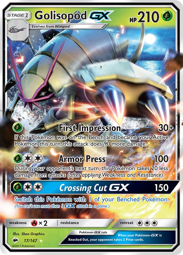 Burning Shadows 17 Golisopod-GX