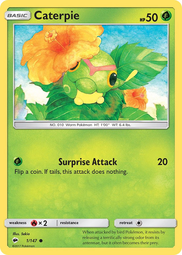 Burning Shadows 1 Caterpie