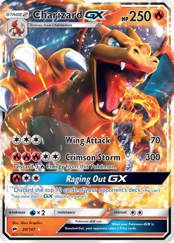 Burning Shadows 20 Charizard-GX