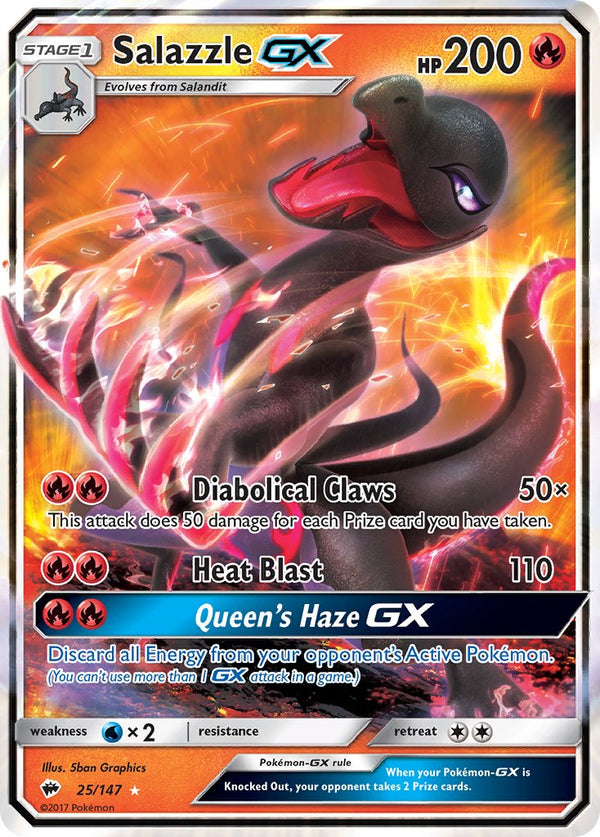 Burning Shadows 25 Salazzle-GX