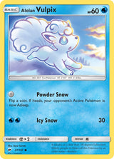 Burning Shadows 027 Alolan Vulpix