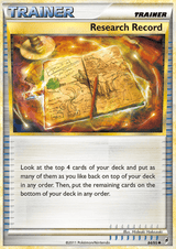 Call of Legends 084 Research Record