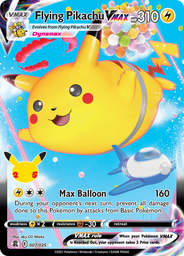 Celebrations 007 Flying Pikachu VMAX