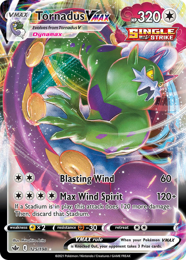 Chilling Reign 125 Tornadus VMAX