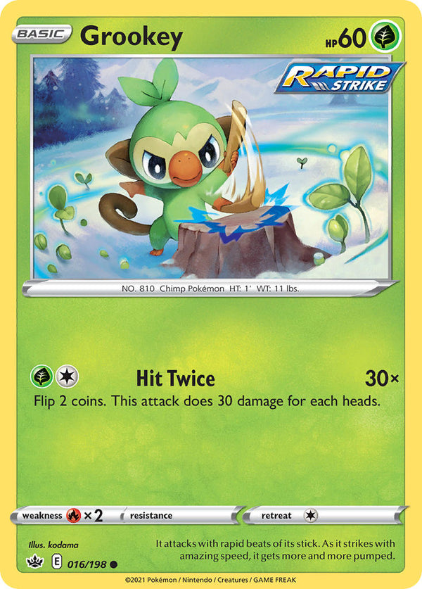 Chilling Reign 016 Grookey