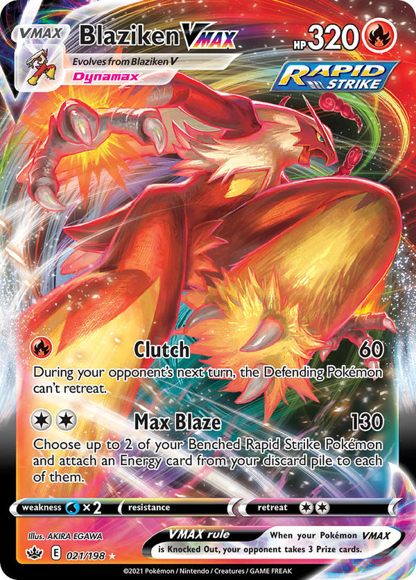 Chilling Reign 021 Blaziken VMAX