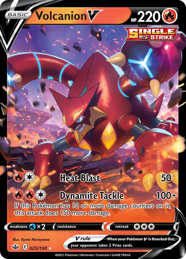 Chilling Reign 025 Volcanion V