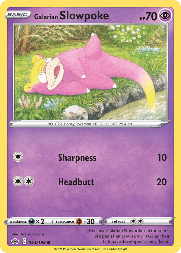 Chilling Reign 054 Galarian Slowpoke