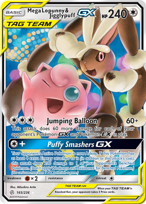 Cosmic Eclipse 165 Mega Lopunny & JigglypuffGX