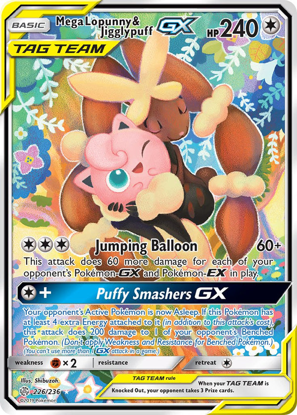 Cosmic Eclipse 226 Mega Lopunny & JigglypuffGX