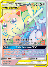 Cosmic Eclipse 261 Mega Lopunny & Jigglypuff-GX