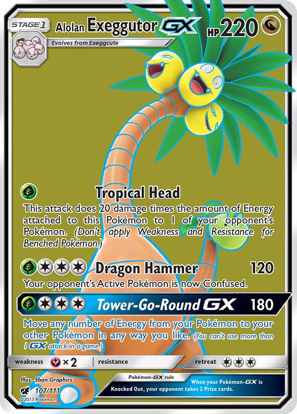 Crimson Invasion 107 Alolan Exeggutor-GX