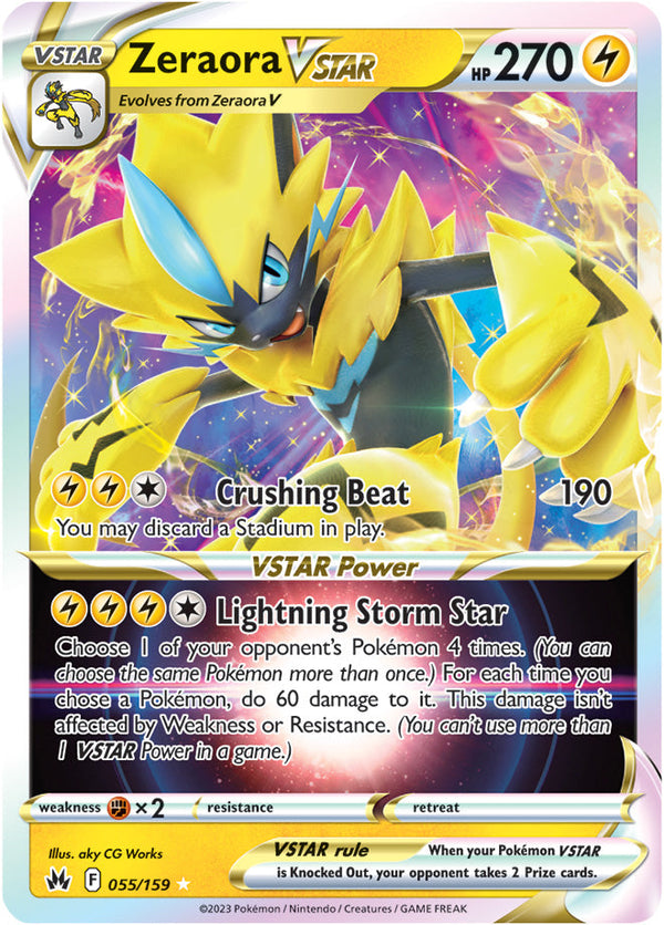 Crown Zenith 055 Zeraora VSTAR