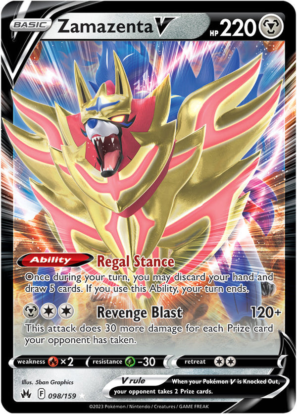 Crown Zenith 098 Zamazenta V