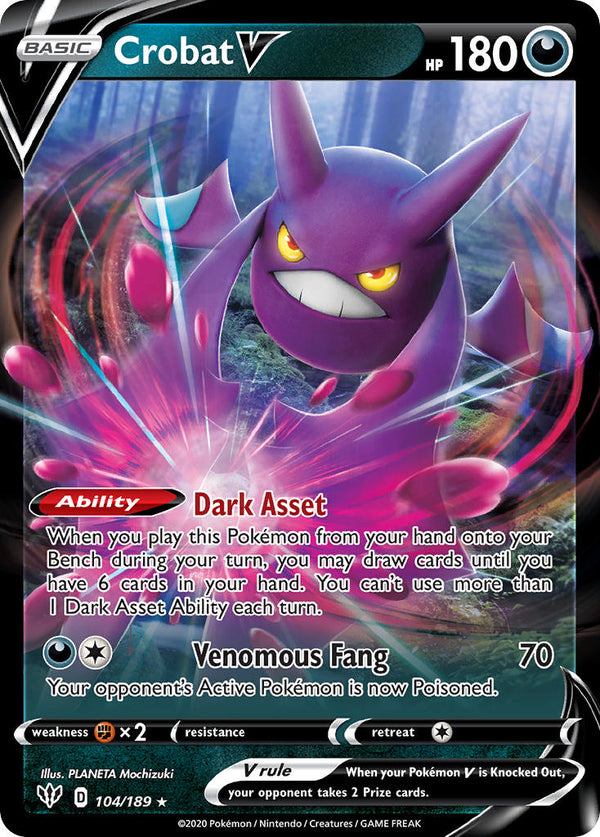 Darkness Ablaze 104 Crobat V