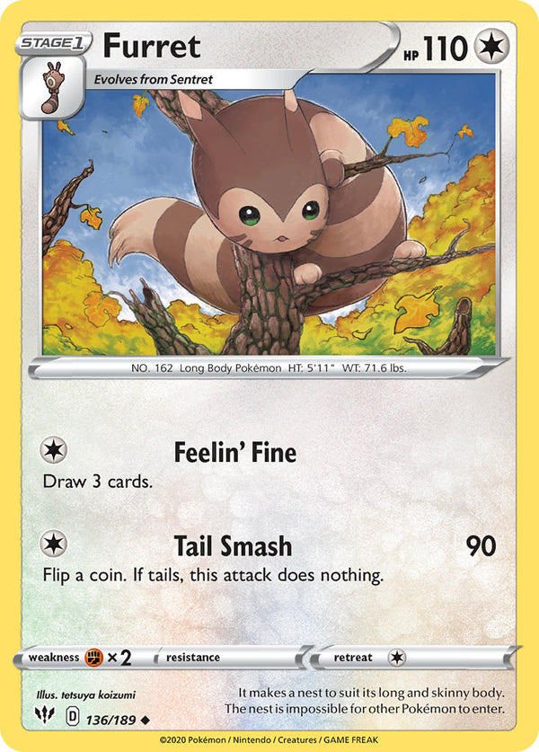 Darkness Ablaze 136 Furret