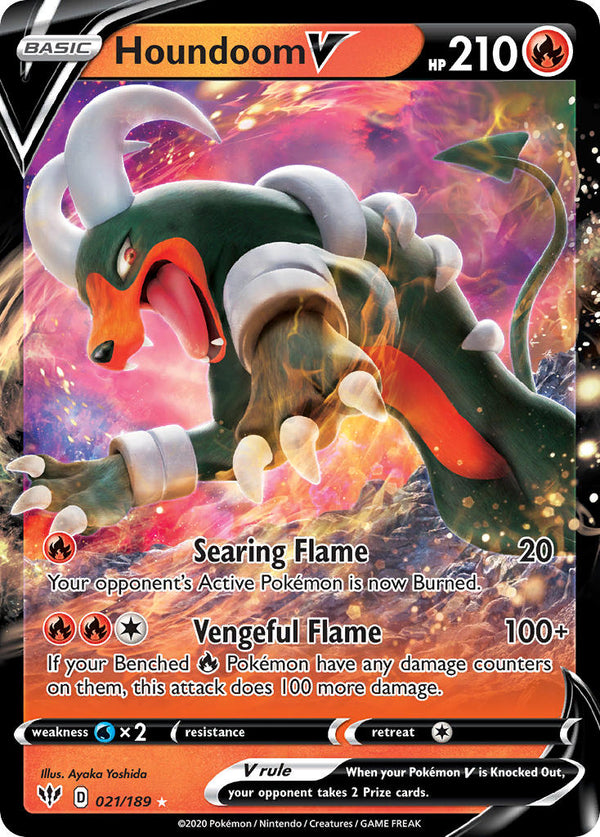 Darkness Ablaze 021 Houndoom V