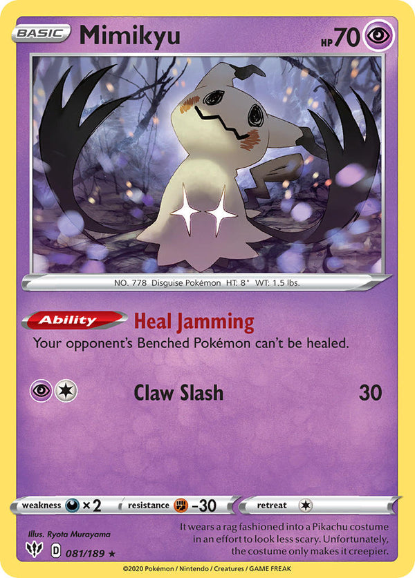 Darkness Ablaze 081 Mimikyu