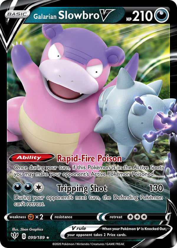 Darkness Ablaze 099 Galarian Slowbro V