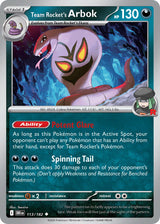 Destined Rivals 113 Team Rocket's Arbok