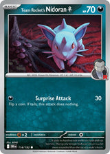 Destined Rivals 114 Team Rocket's Nidoran♀