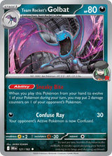 Destined Rivals 121 Team Rocket's Golbat