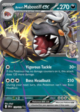 Destined Rivals 139 Arven's Mabosstiff ex