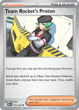 Destined Rivals 177 Team Rocket's Proton - Reverse Holo