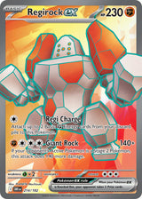Destined Rivals 214 Regirock ex