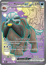 Destined Rivals 218 Arven's Mabosstiff ex